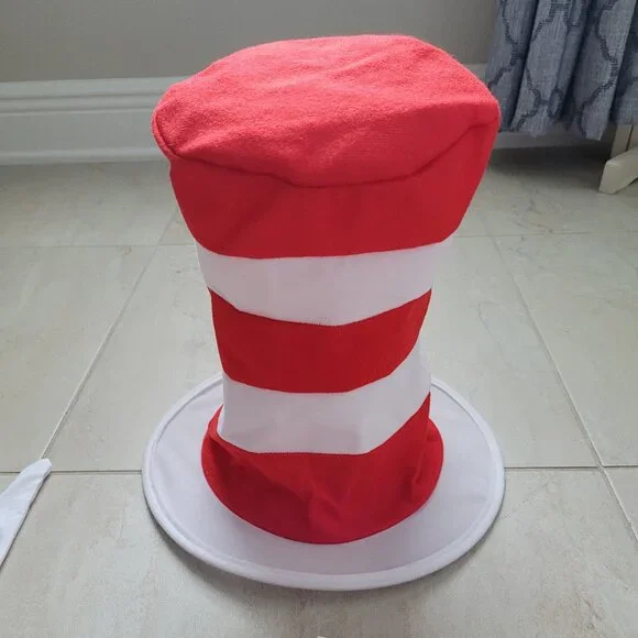 Dr. Seuss The Cat in the Hat Accessories Kit Adult Size - Picture 6 of 9